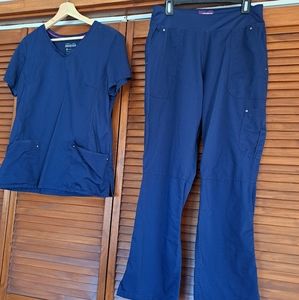 Purple Label Yoga by Healing Hands Scrub Pants M